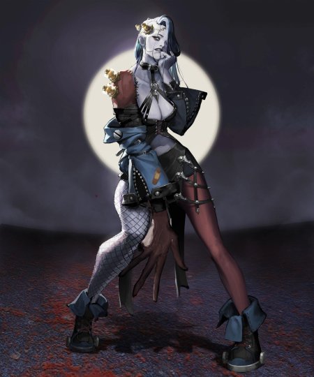 Девушка Франкенштейн арт