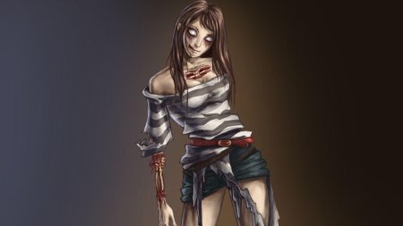 Зомби девушка