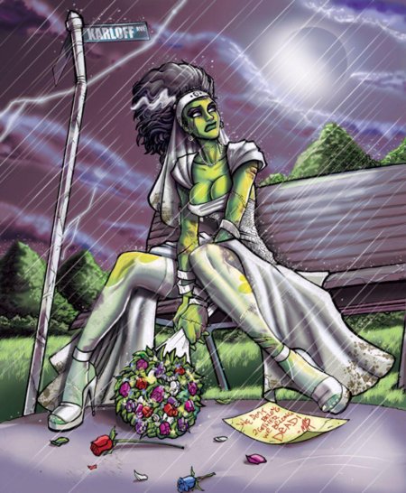 Жена Франкенштейна арт