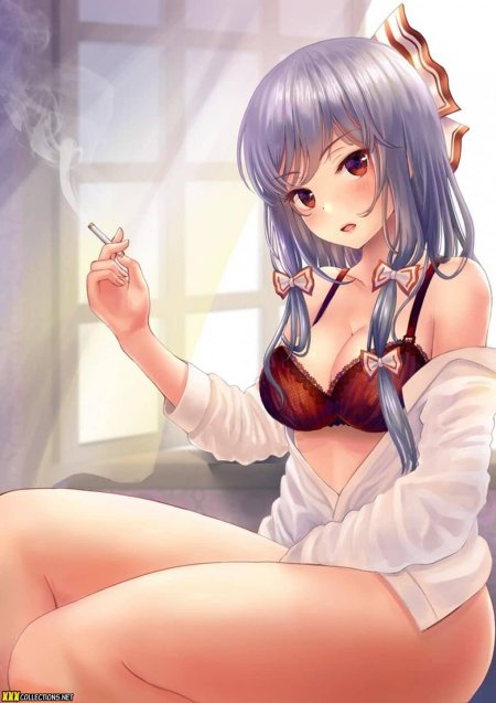 Хентай курящая девушка