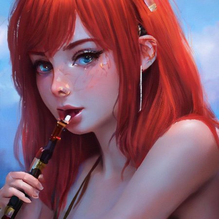 Аниме девушки с рыжими волосами