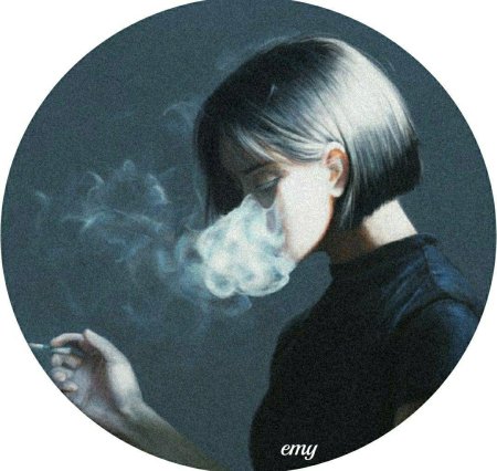 Курящие девушки арт