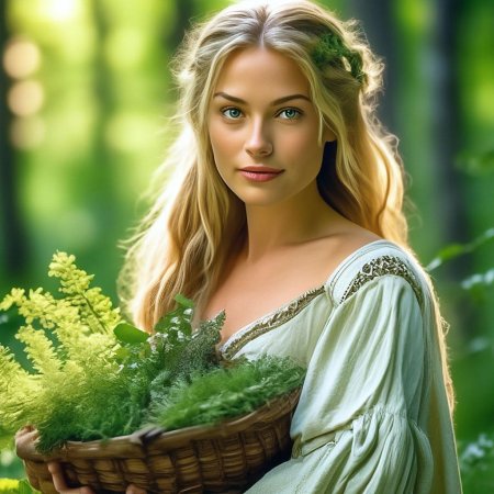 Красивая молодая женщина