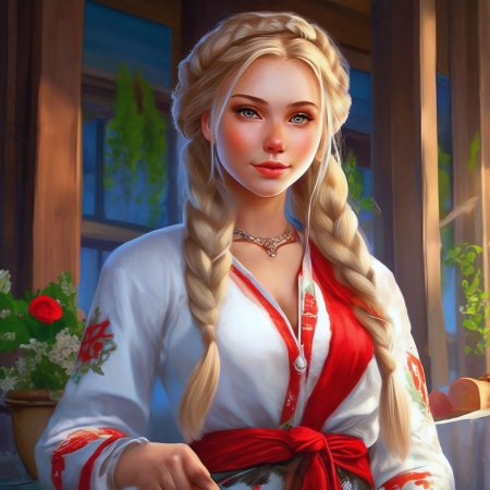 Девушка блондинка