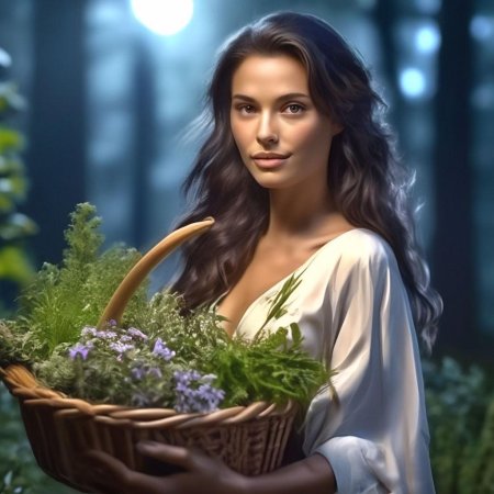 Красивая брюнетка