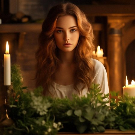 Зеленоглазая девушка