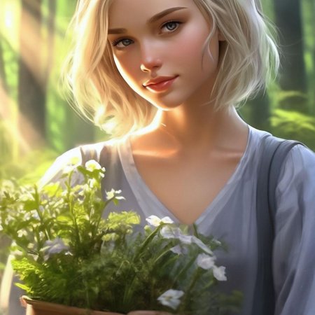 Красавица блондинка