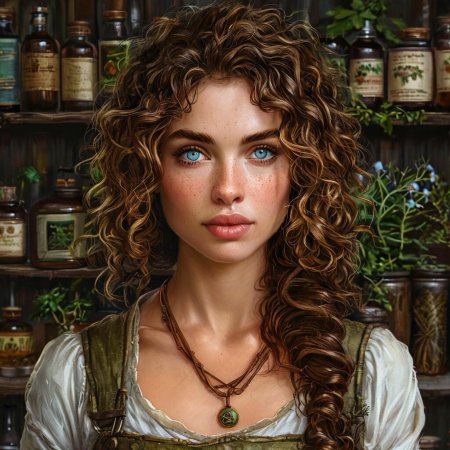 Портрет красавицы