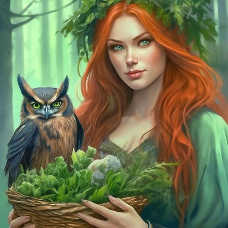 Красивая ведьмочка