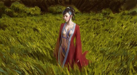 Травница фэнтези арт