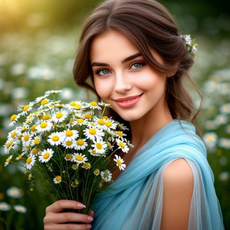 Лица красивых девушек