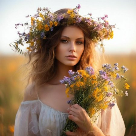 Красива девушка