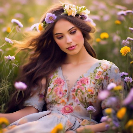 Нежная девушка