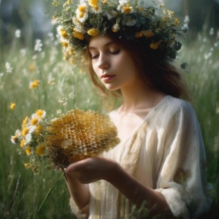 Полевых цветов веночек