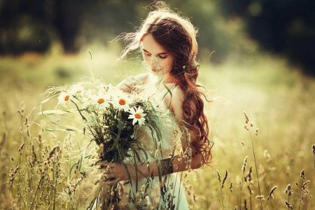 Фотосессия в поле