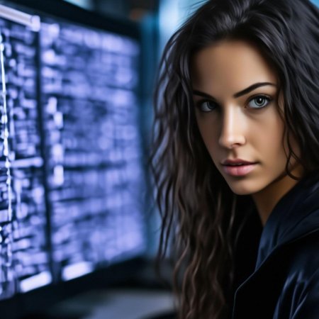 Девушка брюнетка