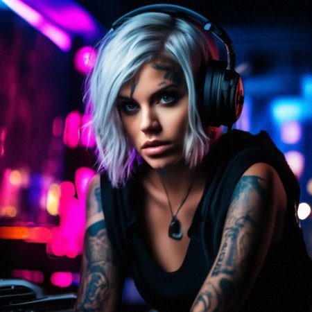 Девушка панк