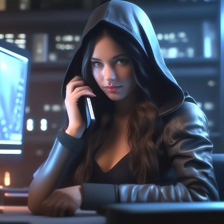 Девушка в капюшоне