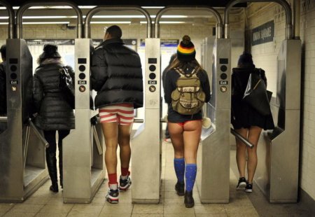 No Pants Subway Ride 2020