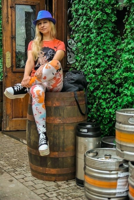 Фотосессия на бочке