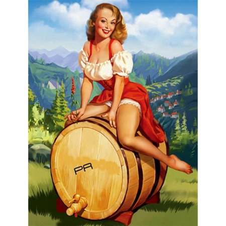 Девушка в бочке