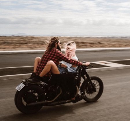 Анастасия Трегубова Harley Davidson