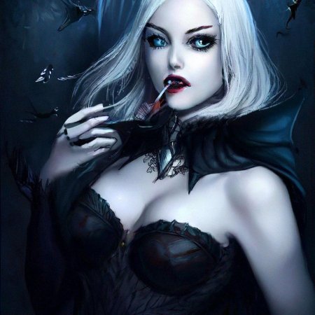 Вампирша красивая