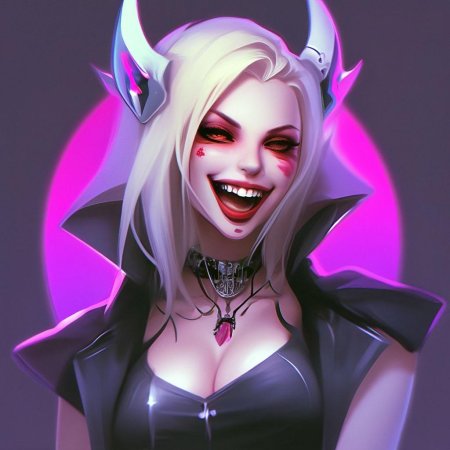 Девушка вампир арт