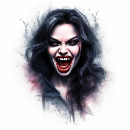 Девушка вампир