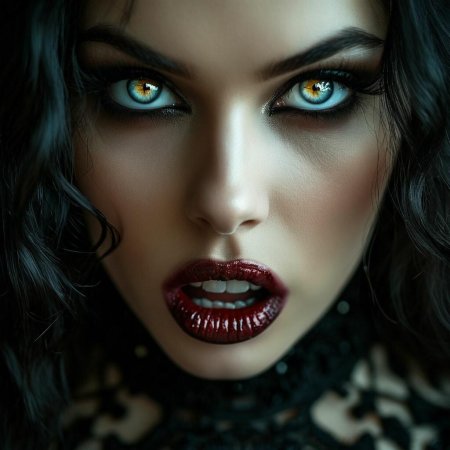 Девушка вампирша