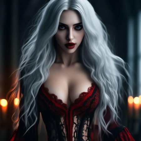 Ведьма с белыми волосами