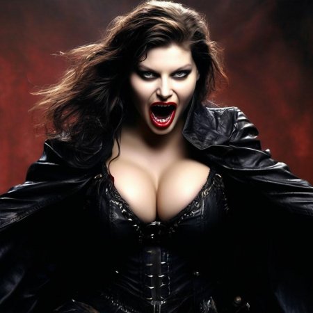 Сексуальная вампирша