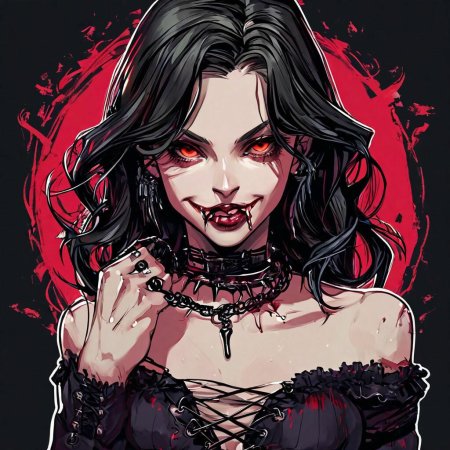 Вампирша арт