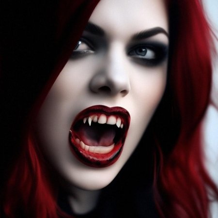Девушка вампир