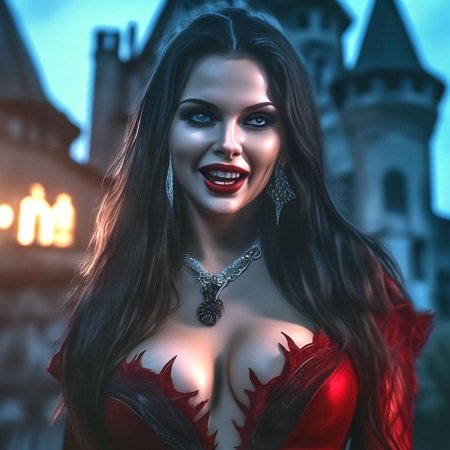 Девушка вампир