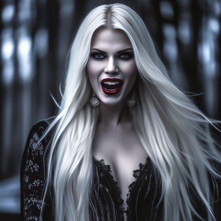 Вампирша блондинка