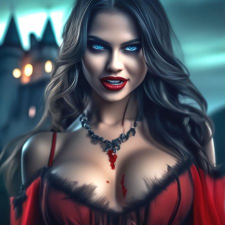 Девушка вампир