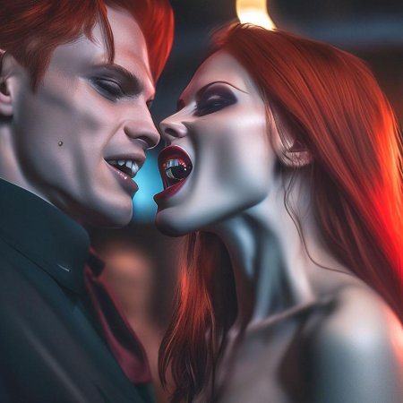 Девушка вампир