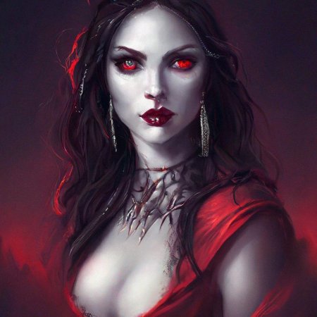 Девушка вампир