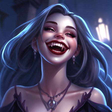 Девушка вампир