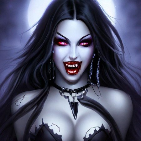 Девушка вампир