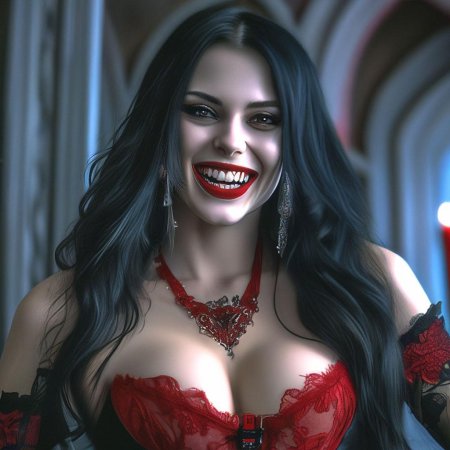 Девушка вампир