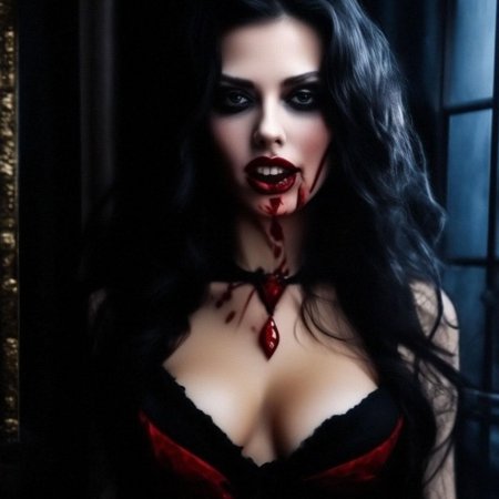 Секси вампирша