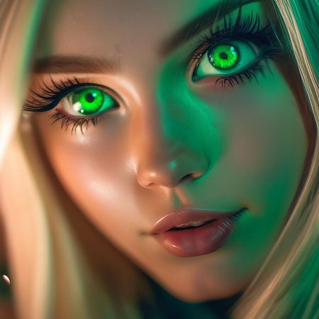 Красивая глаза