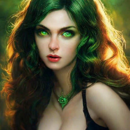 Зеленоглазые брюнетки