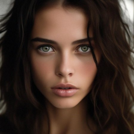 Зеленоглазая шатенка