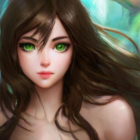 Зеленые глаза аниме