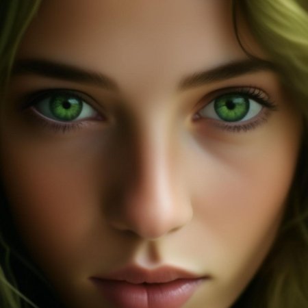Девушка с зелеными глазами
