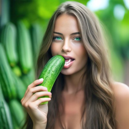 Большие огурцы