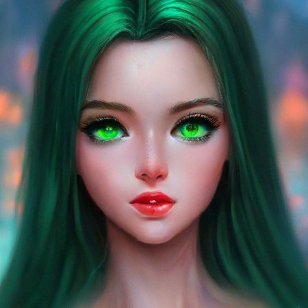 Девочка с зелеными глазами